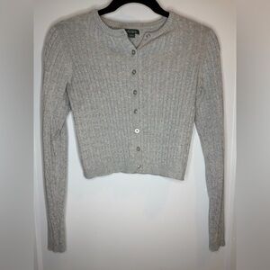 Wild Fable Gray Ribbed Women's Sweater